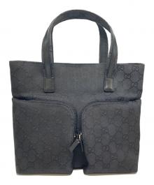 GUCCI（グッチ）の古着「GGキャンバスハンドバッグ」｜ブラック