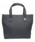 GUCCI (グッチ) GGキャンバスハンドバッグ ブラック：25000円