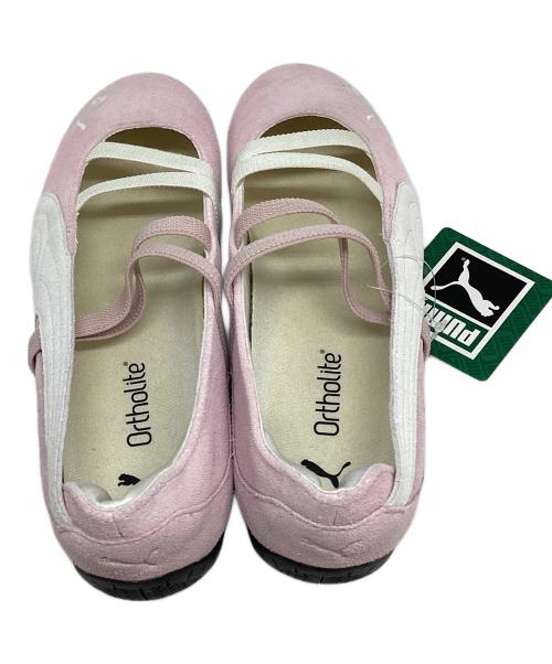 PUMA（プーマ）PUMA (プーマ) SPEEDCAT BALLET SD/スピードキャットバレエSD ピンク サイズ:23 未使用品の古着・服飾アイテム