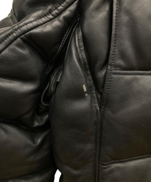 Schott（ショット）Schott (ショット) モーターサイクル ラムレザー ダウンジャケット ブラック サイズ:XLの古着・服飾アイテム