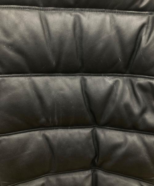 Schott（ショット）Schott (ショット) モーターサイクル ラムレザー ダウンジャケット ブラック サイズ:XLの古着・服飾アイテム