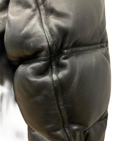 Schott（ショット）Schott (ショット) モーターサイクル ラムレザー ダウンジャケット ブラック サイズ:XLの古着・服飾アイテム