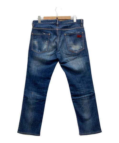 DSQUARED2（ディースクエアード）DSQUARED2 (ディースクエアード) SLIM JEAN インディゴ サイズ:48の古着・服飾アイテム