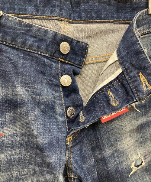 DSQUARED2（ディースクエアード）DSQUARED2 (ディースクエアード) SLIM JEAN インディゴ サイズ:48の古着・服飾アイテム