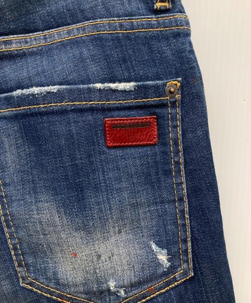 DSQUARED2（ディースクエアード）DSQUARED2 (ディースクエアード) SLIM JEAN インディゴ サイズ:48の古着・服飾アイテム