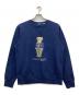 POLO RALPH LAUREN（ポロ・ラルフローレン）の古着「ポロベアプリントスウェット」｜ネイビー