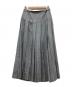 L'EQUIPE（レキップ）の古着「シアートロピカルプリーツスカート」｜グレー