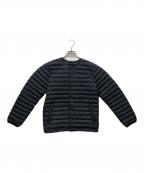 ORCIVALオーシバル）の古着「クルーネックインナーダウン」｜ブラック