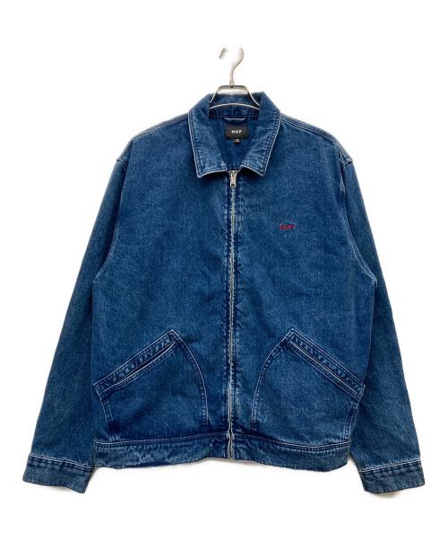 HUF（ハフ）HUF (ハフ) BEWARE WORK JACKET インディゴ サイズ:XLの古着・服飾アイテム