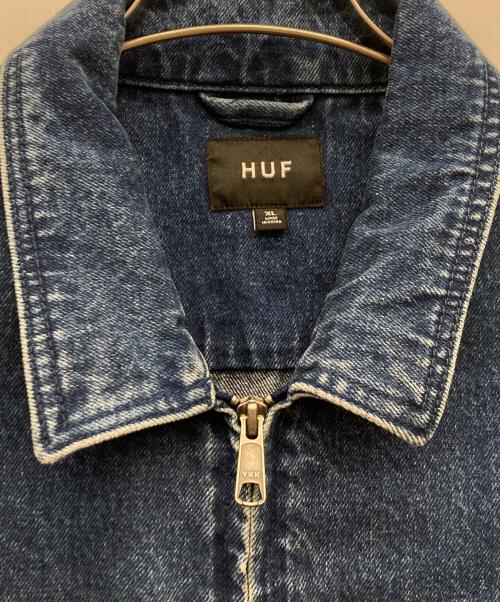 HUF（ハフ）HUF (ハフ) BEWARE WORK JACKET インディゴ サイズ:XLの古着・服飾アイテム