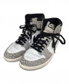NIKEナイキ）の古着「Air Jordan 1 High OG」｜グレー×ホワイト