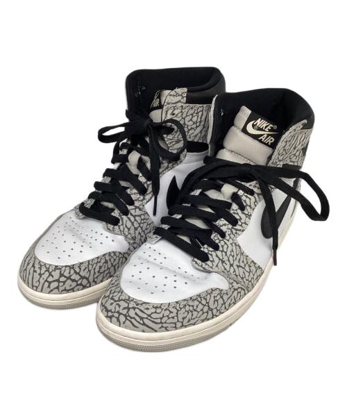 NIKE（ナイキ）NIKE (ナイキ) Air Jordan 1 High OG グレー×ホワイト サイズ:28.5cmの古着・服飾アイテム