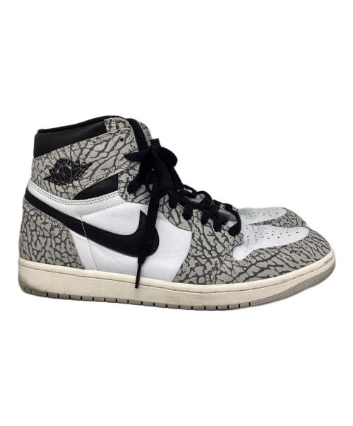 NIKE（ナイキ）NIKE (ナイキ) Air Jordan 1 High OG グレー×ホワイト サイズ:28.5cmの古着・服飾アイテム
