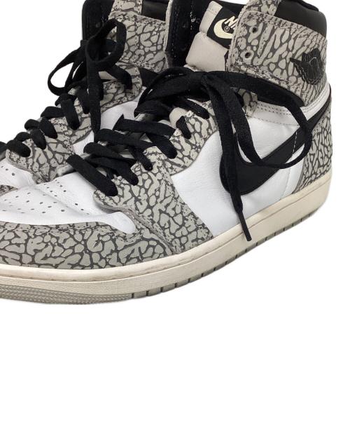 NIKE（ナイキ）NIKE (ナイキ) Air Jordan 1 High OG グレー×ホワイト サイズ:28.5cmの古着・服飾アイテム