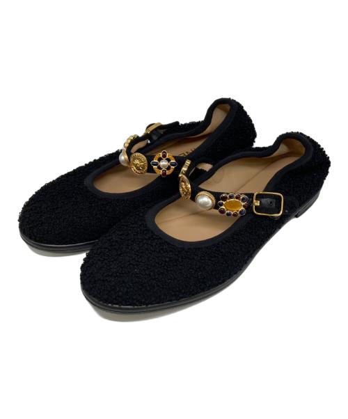 CHANEL（シャネル）CHANEL (シャネル) 24AW ツイードメリージェーン ブラック サイズ:38Cの古着・服飾アイテム