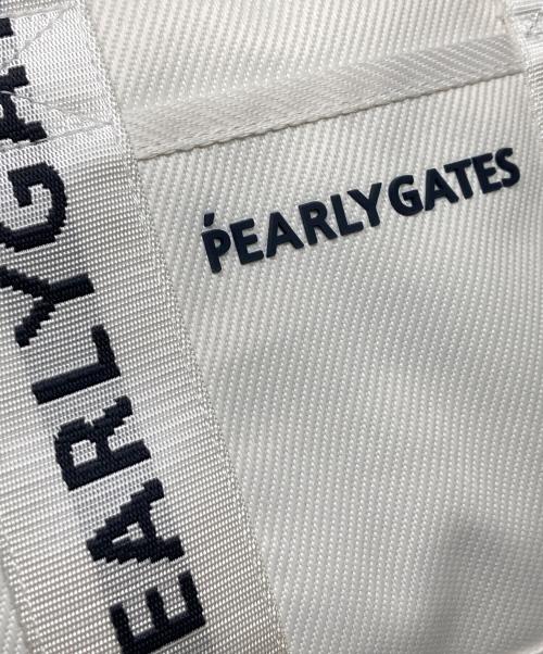 PEARLY GATES（パーリーゲイツ）PEARLY GATES (パーリーゲイツ) ハンドバッグ ホワイトの古着・服飾アイテム