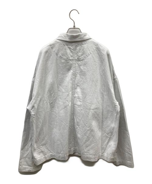 HARVESTY（ハーベスティー）HARVESTY (ハーベスティー) SNOW DENIMカバーオール アイボリー サイズ:2の古着・服飾アイテム