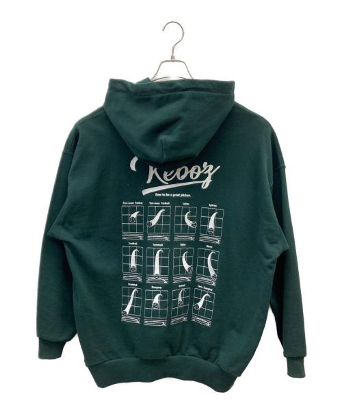 KEBOZ（ケボズ）KEBOZ (ケボズ) ロゴパーカー グリーン サイズ:Lの古着・服飾アイテム
