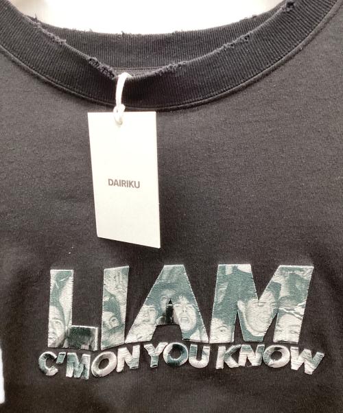 DAIRIKU（ダイリク）DAIRIKU (ダイリク) LIAM Tee ブラック サイズ:FREEの古着・服飾アイテム