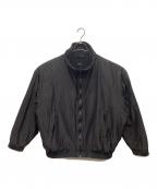 COMOLIコモリ）の古着「コットンシルク トラックジャケット」｜ブラック