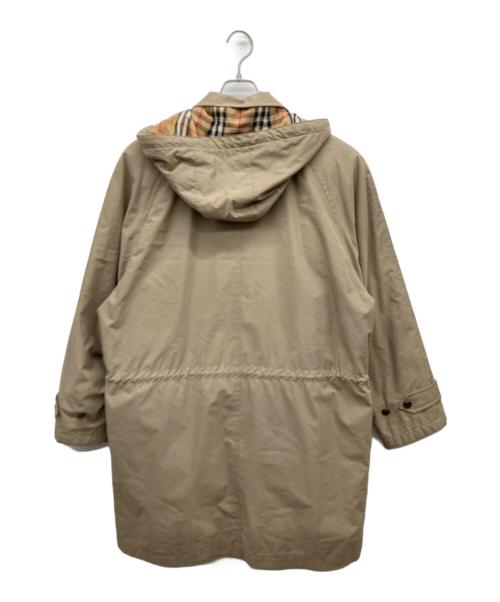 Burberry's（バーバリーズ）Burberry's (バーバリーズ) ダウンライナーフートデッドステンカラーコート ベージュ サイズ:lの古着・服飾アイテム