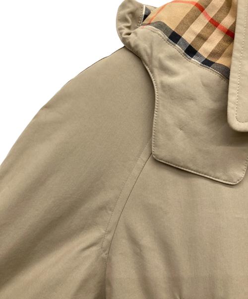 Burberry's（バーバリーズ）Burberry's (バーバリーズ) ダウンライナーフートデッドステンカラーコート ベージュ サイズ:lの古着・服飾アイテム