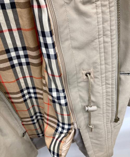Burberry's（バーバリーズ）Burberry's (バーバリーズ) ダウンライナーフートデッドステンカラーコート ベージュ サイズ:lの古着・服飾アイテム
