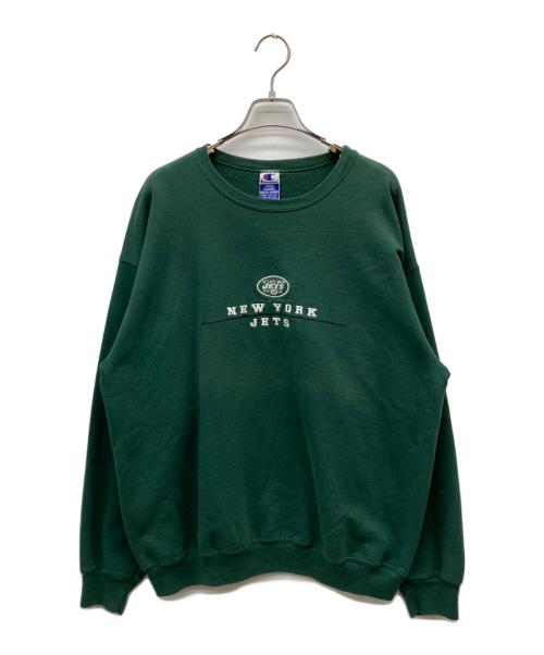 Champion（チャンピオン）Champion (チャンピオン) 90’S クルーネックスウェット グリーン サイズ:Lの古着・服飾アイテム
