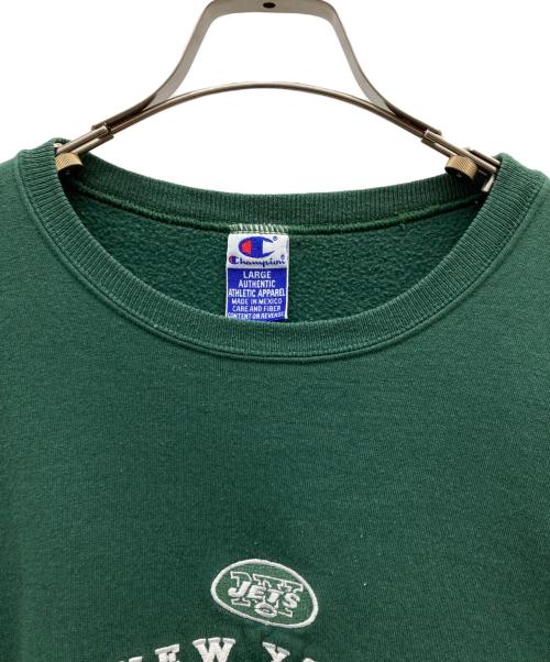 Champion（チャンピオン）Champion (チャンピオン) 90’S クルーネックスウェット グリーン サイズ:Lの古着・服飾アイテム