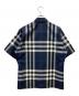 BURBERRY (バーバリー) ヴィンテージチェックS/Sシャツ ネイビー サイズ:XS：25000円