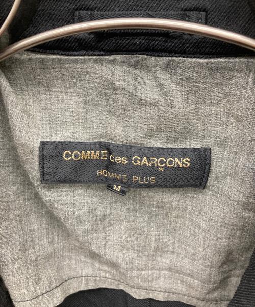 COMME des GARCONS HOMME PLUS（コムデギャルソンオムプリュス）COMME des GARCONS HOMME PLUS (コムデギャルソンオムプリュス) 05SS ポリ縮絨ショールラペルジャケット/AD2004 ブラック サイズ:Mの古着・服飾アイテム