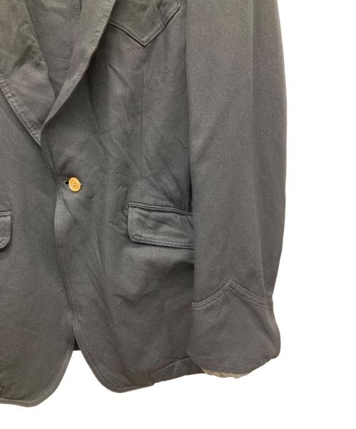 COMME des GARCONS HOMME PLUS（コムデギャルソンオムプリュス）COMME des GARCONS HOMME PLUS (コムデギャルソンオムプリュス) 05SS ポリ縮絨ショールラペルジャケット/AD2004 ブラック サイズ:Mの古着・服飾アイテム