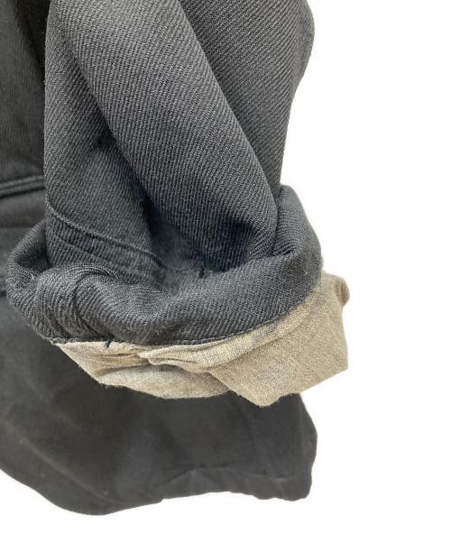 COMME des GARCONS HOMME PLUS（コムデギャルソンオムプリュス）COMME des GARCONS HOMME PLUS (コムデギャルソンオムプリュス) 05SS ポリ縮絨ショールラペルジャケット/AD2004 ブラック サイズ:Mの古着・服飾アイテム