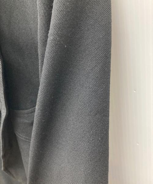 COMME des GARCONS HOMME PLUS（コムデギャルソンオムプリュス）COMME des GARCONS HOMME PLUS (コムデギャルソンオムプリュス) 05SS ポリ縮絨ショールラペルジャケット/AD2004 ブラック サイズ:Mの古着・服飾アイテム