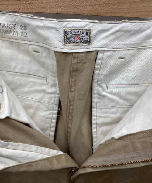 BUZZ RICKSON'S（バズリクソンズ）BUZZ RICKSON'S (バズリクソンズ) ORIGINAL SPEC. CHINOS ベージュ サイズ:SIZE W28の古着・服飾アイテム