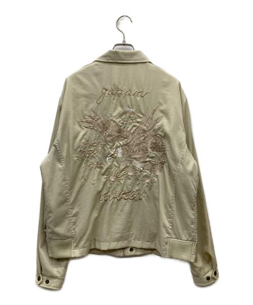 AVIREX（アヴィレックス）AVIREX (アヴィレックス) A-2タイプ ナイロンツイルジャケット ベージュ サイズ:Lの古着・服飾アイテム