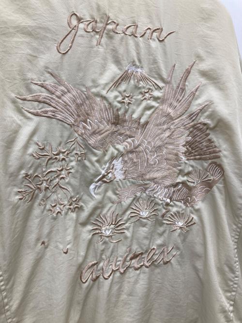 AVIREX（アヴィレックス）AVIREX (アヴィレックス) A-2タイプ ナイロンツイルジャケット ベージュ サイズ:Lの古着・服飾アイテム