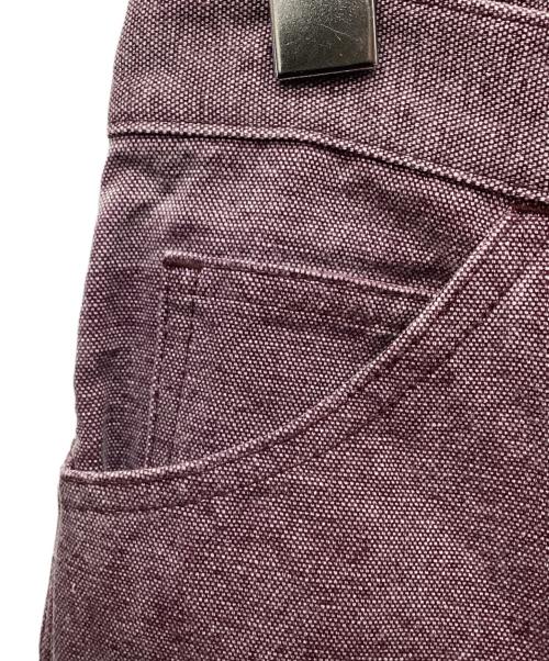 AURALEE（オーラリー）AURALEE (オーラリー) 24AW WASHED ORGANIC CANVAS PANTS/ウォッシュオーガーニックキャンバスパンツ パープル サイズ:1の古着・服飾アイテム