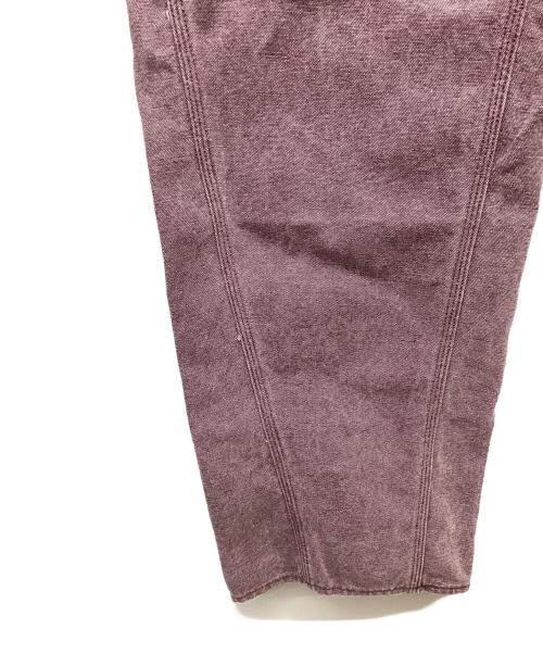AURALEE（オーラリー）AURALEE (オーラリー) 24AW WASHED ORGANIC CANVAS PANTS/ウォッシュオーガーニックキャンバスパンツ パープル サイズ:1の古着・服飾アイテム