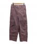 AURALEE（オーラリー）の古着「24AW WASHED ORGANIC CANVAS PANTS/ウォッシュオーガーニックキャンバスパンツ」｜パープル