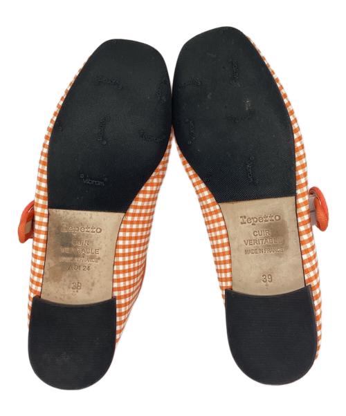 repetto（レペット）Repetto (レペット) 24SS Georgia メリージェーン オレンジ サイズ:39の古着・服飾アイテム