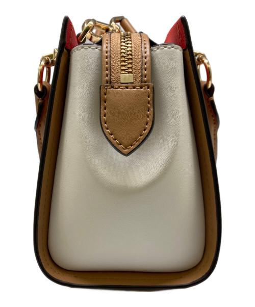 MICHAEL KORS（マイケル・コース）MICHAEL KORS (マイケル・コース) MARILYN クロスボディ スモール 2WAY レッド×アイボリー サイズ:-の古着・服飾アイテム