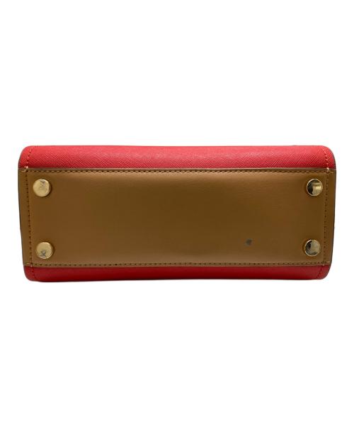MICHAEL KORS（マイケル・コース）MICHAEL KORS (マイケル・コース) MARILYN クロスボディ スモール 2WAY レッド×アイボリー サイズ:-の古着・服飾アイテム