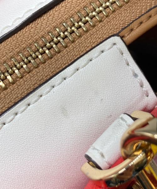 MICHAEL KORS（マイケル・コース）MICHAEL KORS (マイケル・コース) MARILYN クロスボディ スモール 2WAY レッド×アイボリー サイズ:-の古着・服飾アイテム