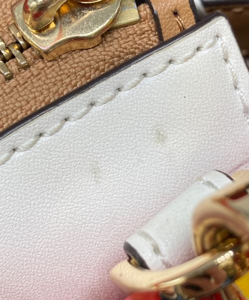 MICHAEL KORS（マイケル・コース）MICHAEL KORS (マイケル・コース) MARILYN クロスボディ スモール 2WAY レッド×アイボリー サイズ:-の古着・服飾アイテム