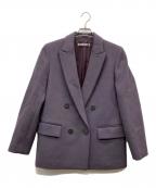 theory luxeセオリーリュクス）の古着「CECILE LORA ダブルジャケット」｜パープル