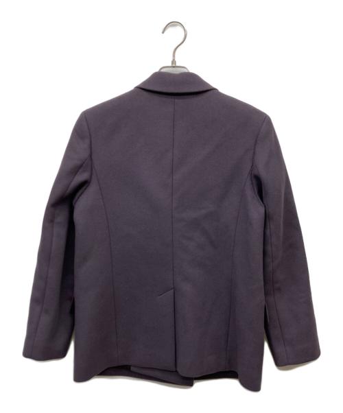 theory luxe（セオリーリュクス）theory luxe (セオリーリュクス) CECILE LORA ダブルジャケット パープル サイズ:40の古着・服飾アイテム