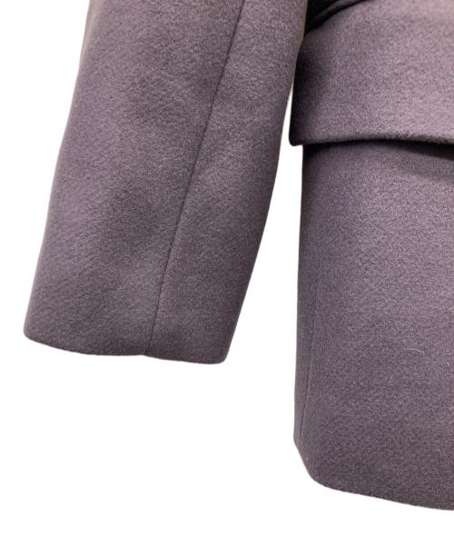 theory luxe（セオリーリュクス）theory luxe (セオリーリュクス) CECILE LORA ダブルジャケット パープル サイズ:40の古着・服飾アイテム