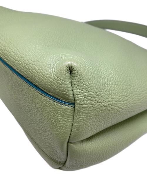 HIROFU（ヒロフ）HIROFU (ヒロフ) ポルタ レザーショルダーバッグM グリーンの古着・服飾アイテム