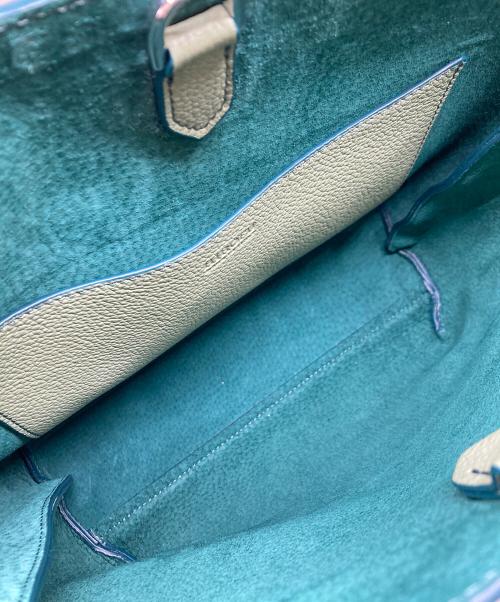 HIROFU（ヒロフ）HIROFU (ヒロフ) ポルタ レザーショルダーバッグM グリーンの古着・服飾アイテム